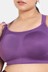 Zelocity True Curv High Impact Quick Dry Sports Bra - Sunset Purple — thumbnail 7